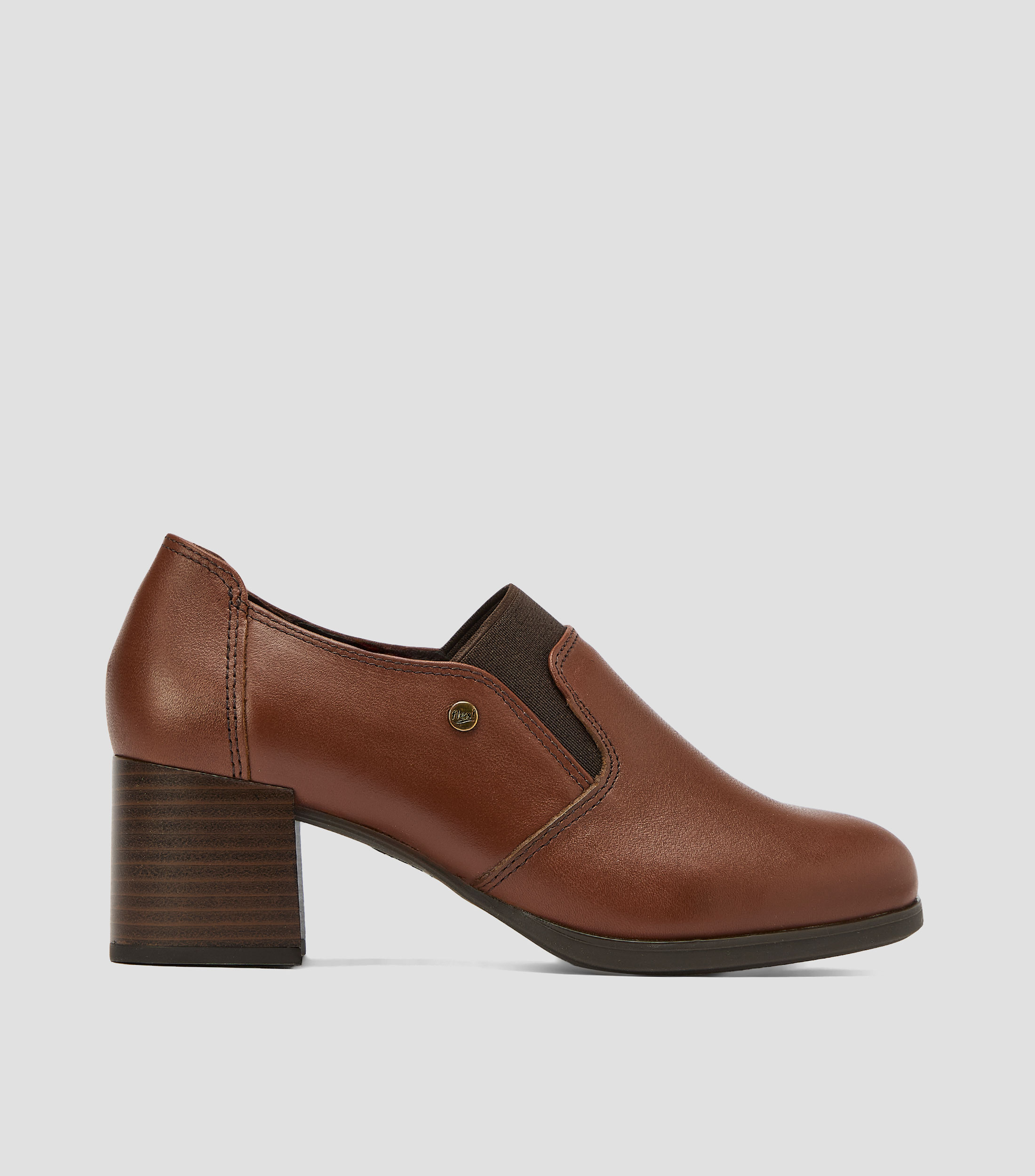 Zapatillas Slip on con tacon bajo cuadrado Mujer
